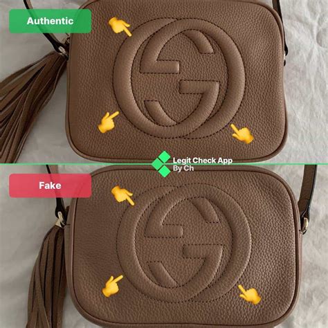 how to tell if a gucci soho bag is real|gucci soho leather tote.